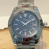 Seiko Homage 39mm Blue Wave Spring Drive